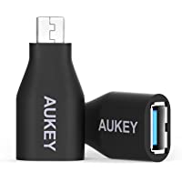 AUKEY Type-c a USB 3.0 Type-A de conector Cable adaptador convertidor tipo C macho a Tipo A hembra para Apple Nuevo 12…